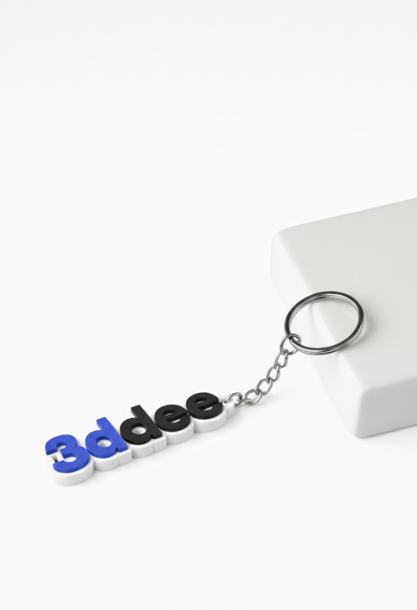 Portachiavi Personalizzato con Logo Aziendale – 3DDEE - immagine 2